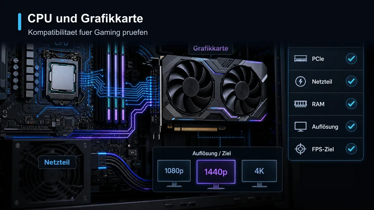 CPU-Grafikkarte-Kompatibilität: Passt die GPU?