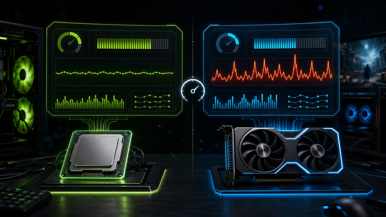 CPU- oder GPU-Flaschenhals erkennen: Auslastung, FPS und Frametimes