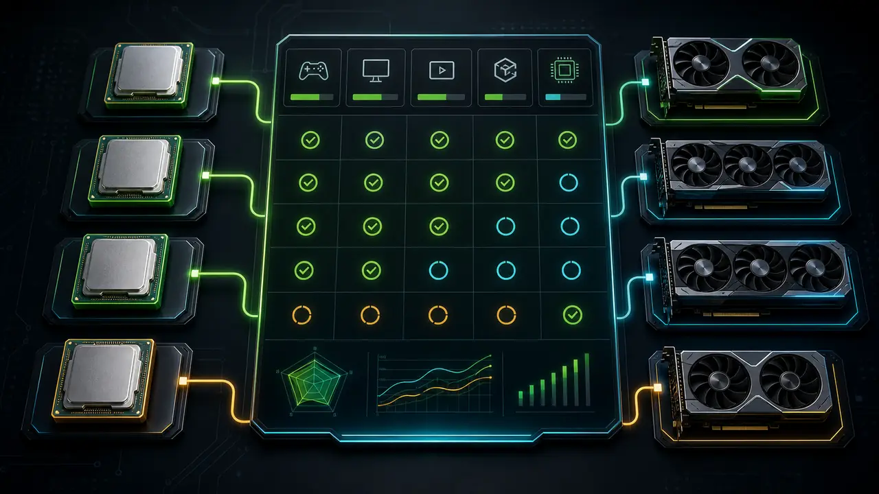 Gute CPU-GPU-Kombinationen fürs Gaming ohne unnötigen Bottleneck