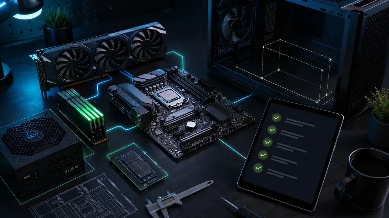 PC sistem uyumluluk testi: CPU, GPU, RAM, anakart ve PSU kontrolü