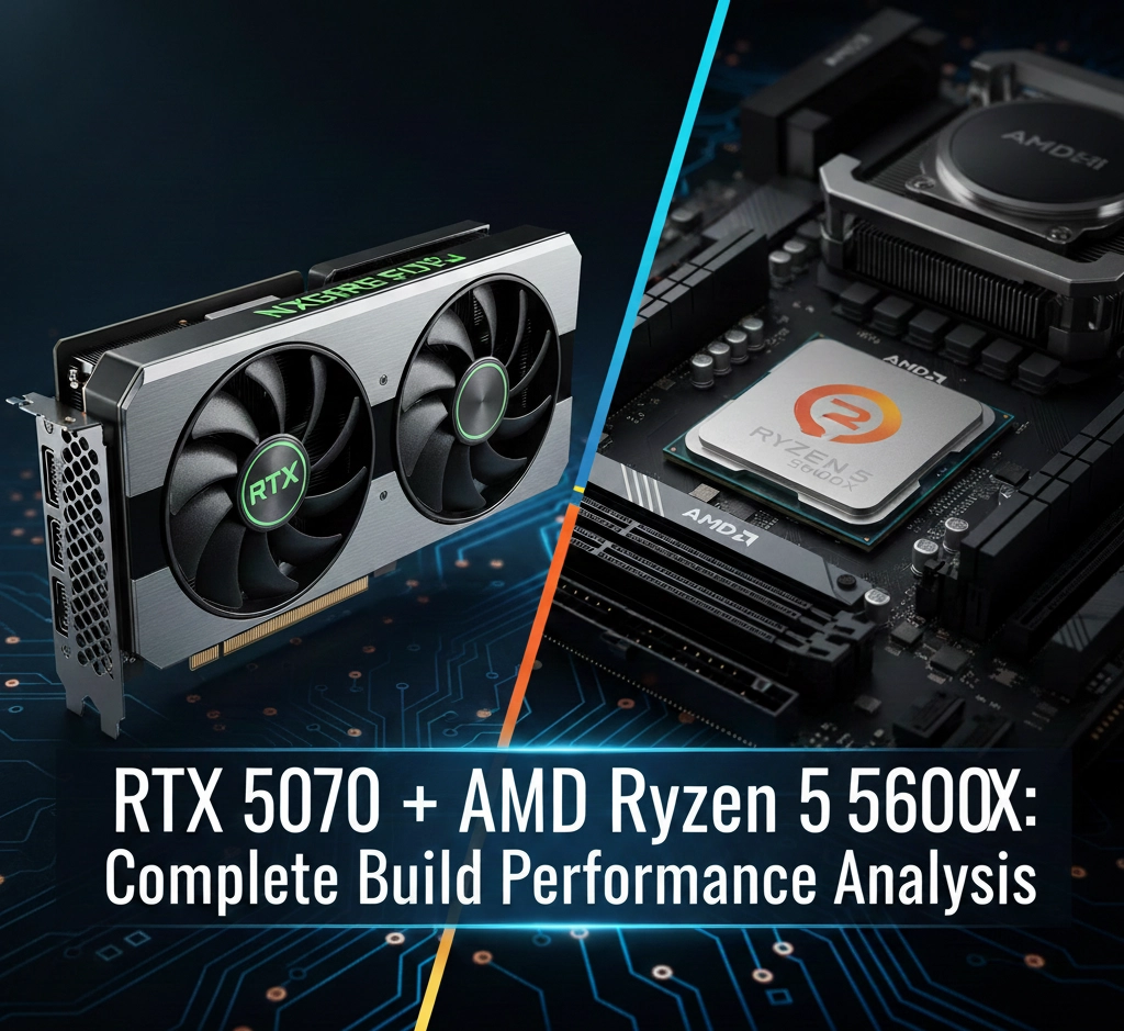 RTX 5070 vs AMD Ryzen 5 5600X: Complete Build Performance Analysis