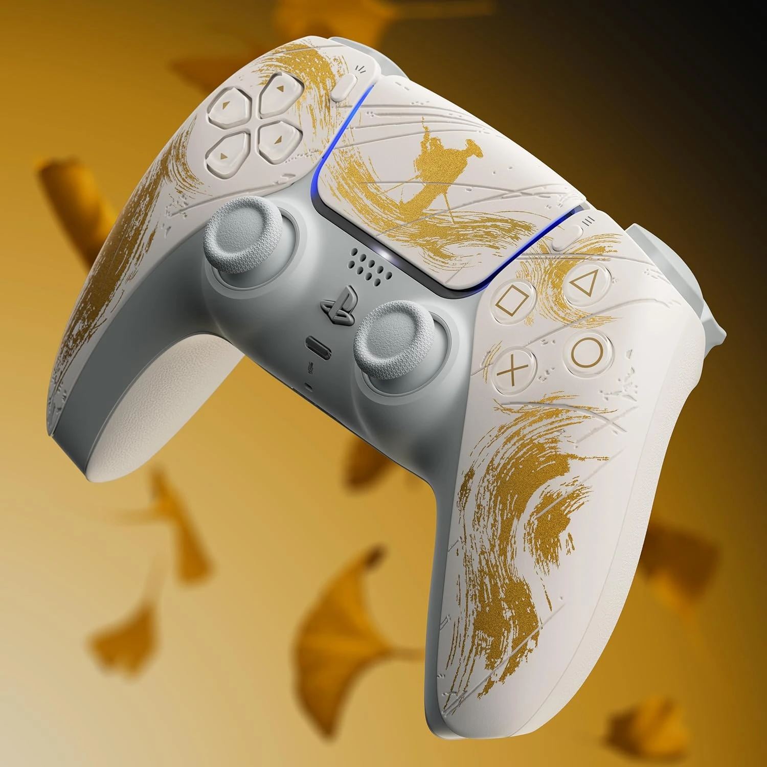 PLAYSTATION DUALSENSE® WIRELESS CONTROLLER – GHOST OF YŌTEI GOLD LIMITED EDITION
