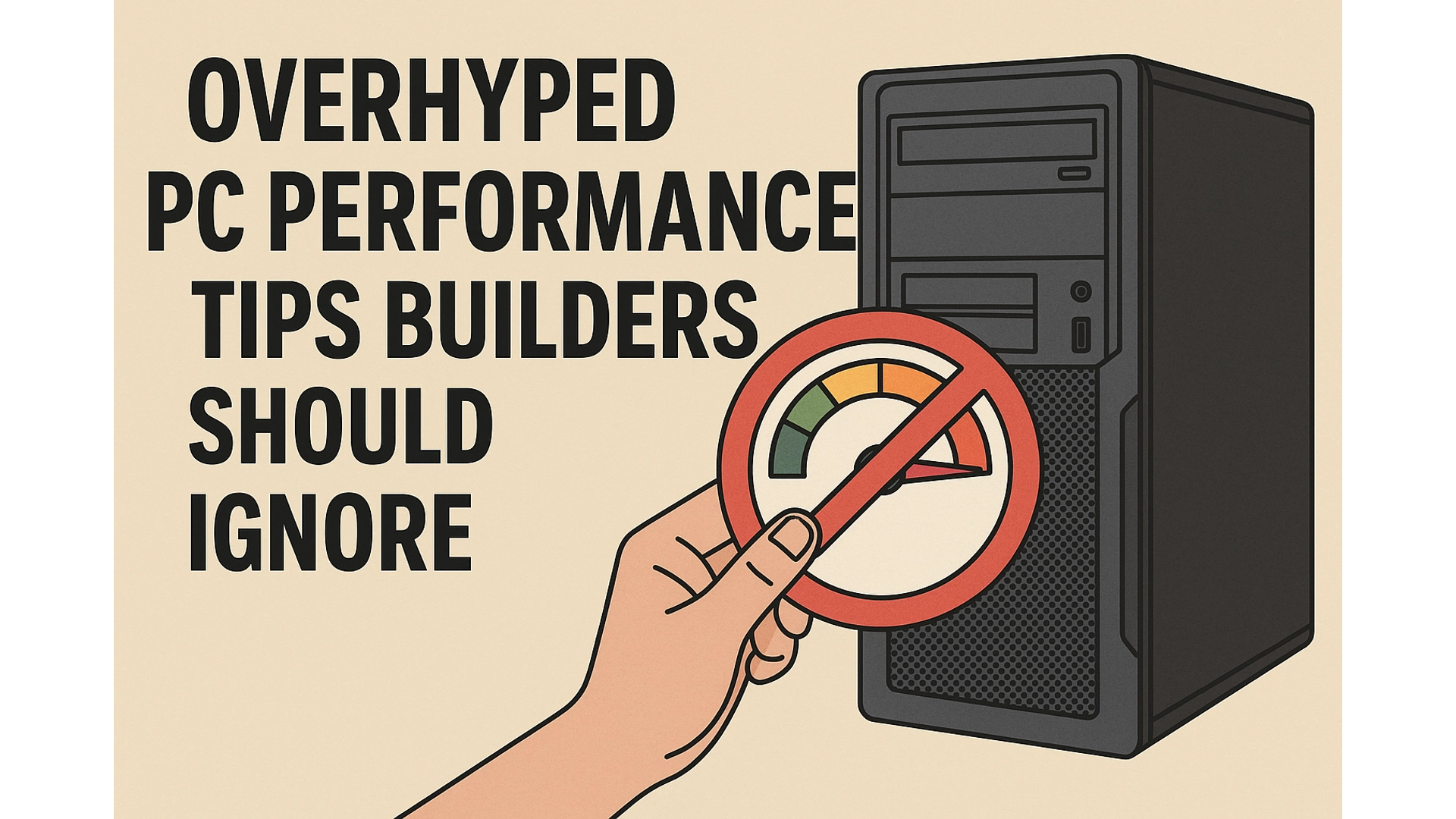 Overhyped PC Performance Tips Builders Should Ignore