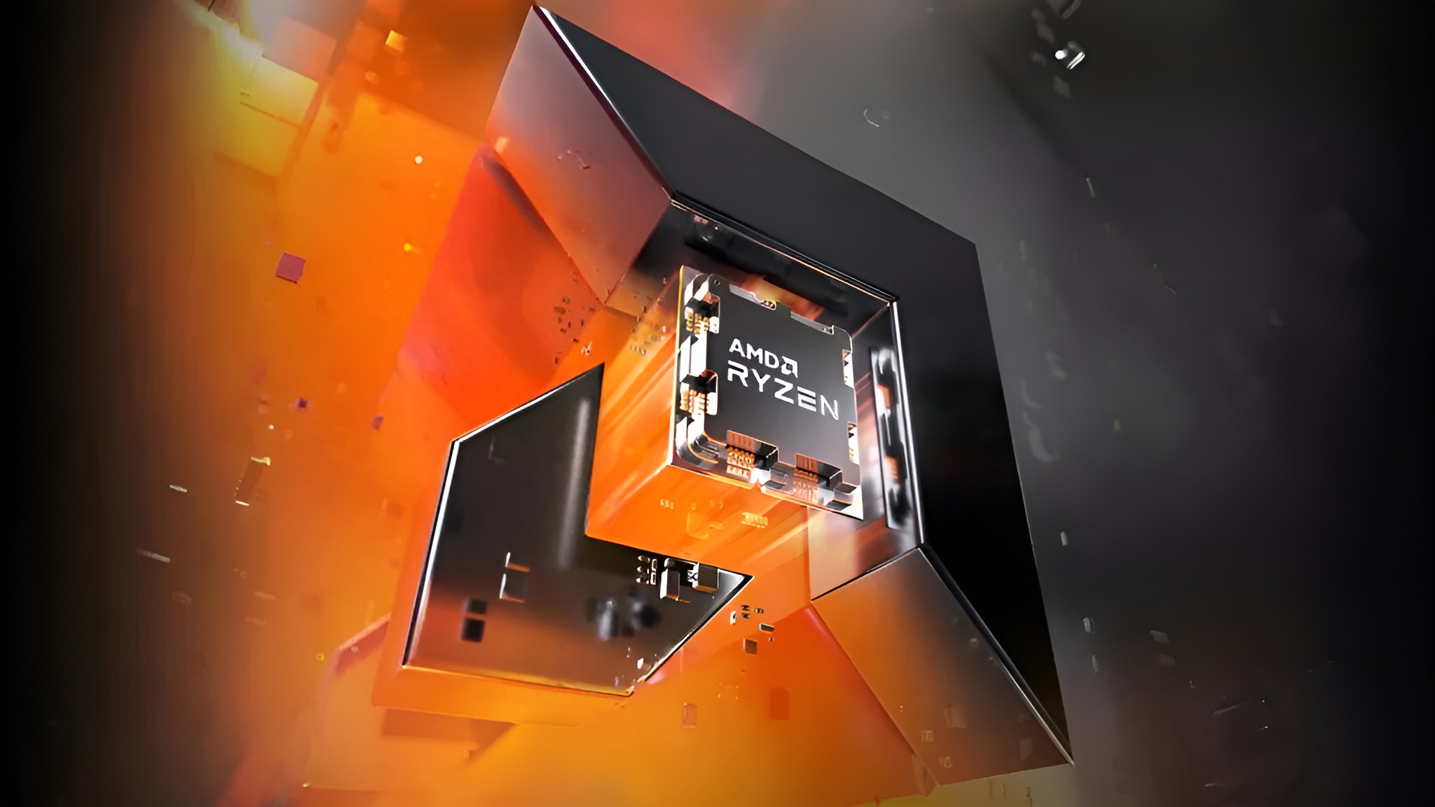 AMD Ryzen 7 5700X3D processor with 3D V-Cache technology and AM4 motherboard
